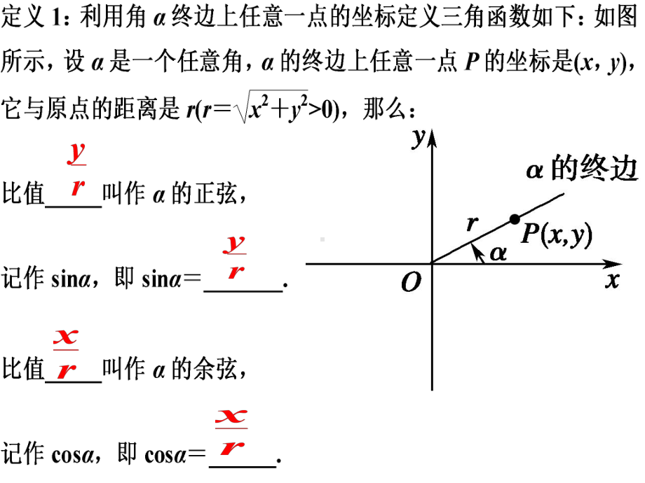 第一章第五讲单位圆与周期性课件.ppt_第2页