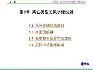 第8章-其它类型的数字滤波器课件.ppt