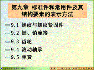 第9章标准件和常用件及其结构要素的表示方法-课件.ppt