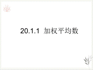 人教版《平均数》优秀课件初中数学.pptx