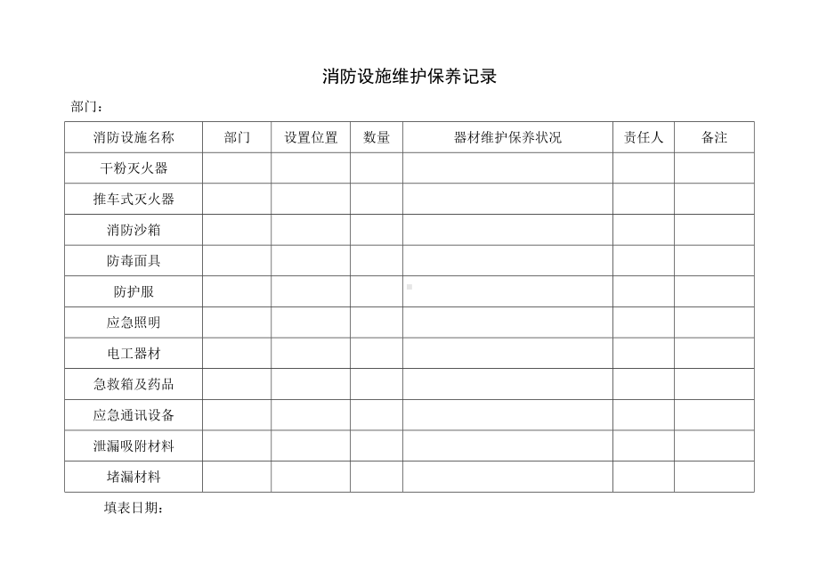 消防设施管理台账参考模板范本.doc_第2页