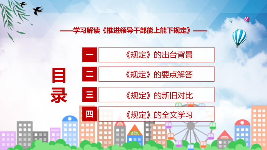 推进领导干部能上能下规定蓝色2022年新修订《推进领导干部能上能下规定》修订稿讲解PPT.pptx_第3页