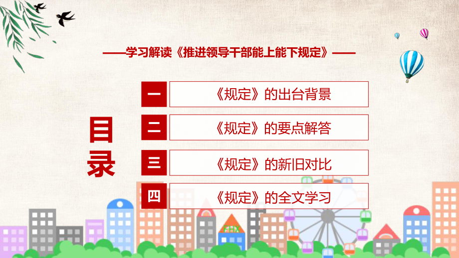 讲座推进领导干部能上能下规定完整内容2022年新制订《推进领导干部能上能下规定》修订稿讲解PPT.pptx_第3页