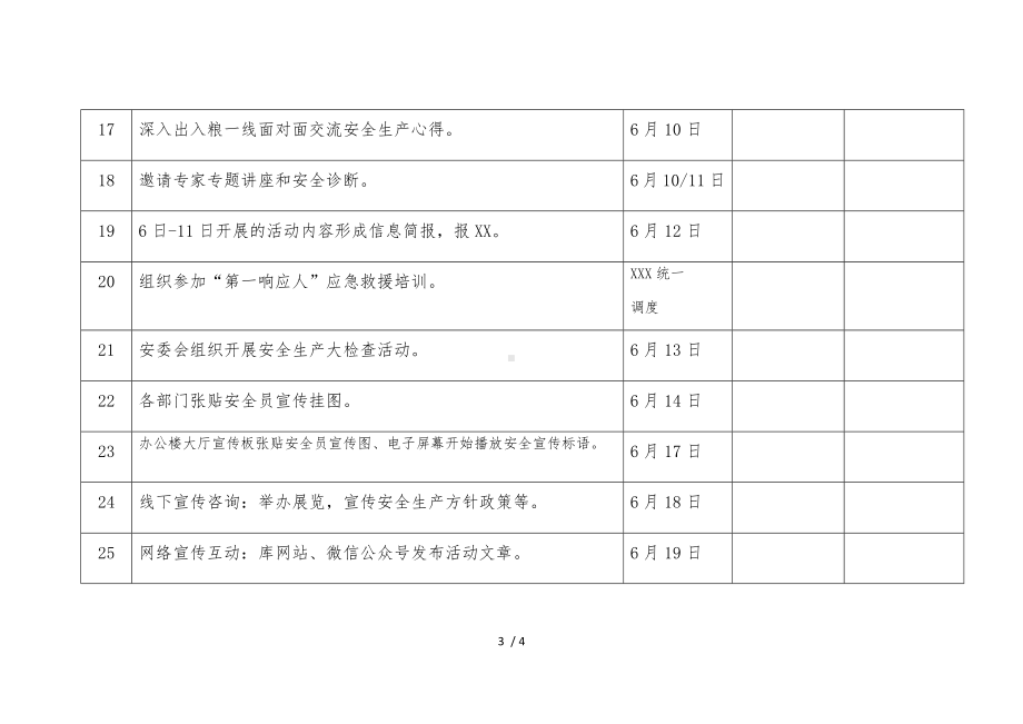 2020年“安全生产月”活动工作计划表参考模板范本.docx_第3页