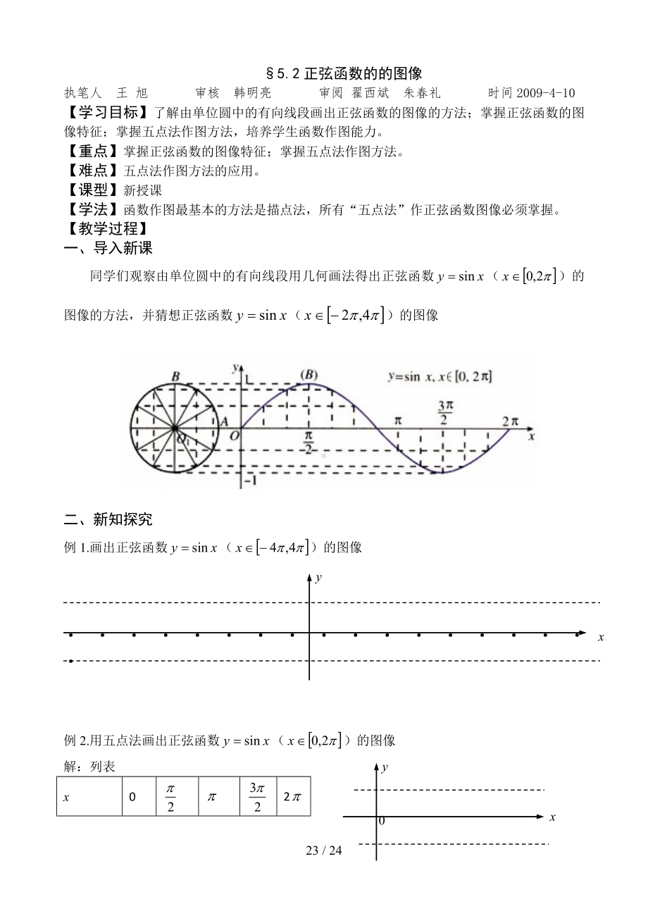 5.1从单位圆看正弦函数的性质参考模板范本.doc_第3页