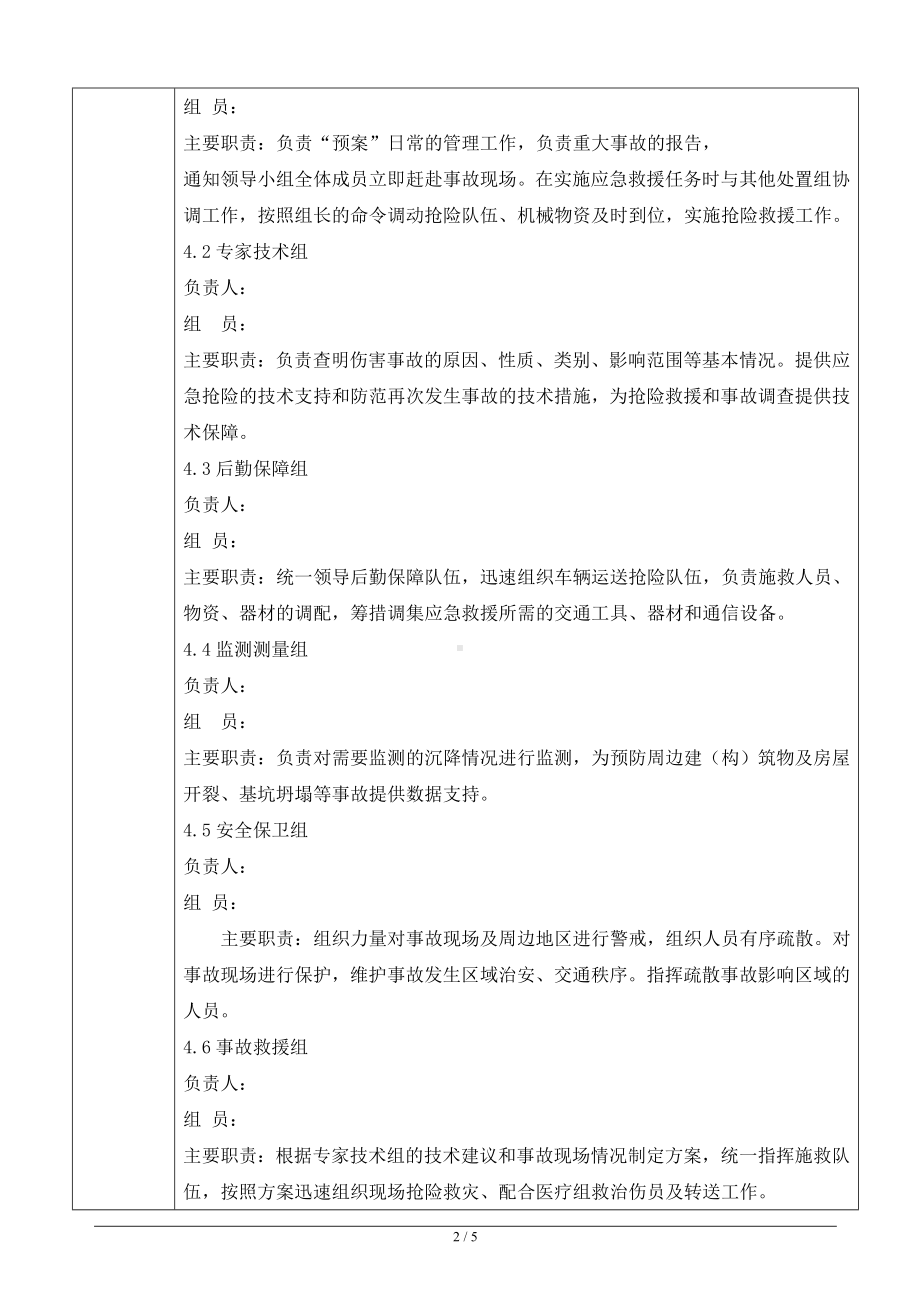 防洪防汛应急预案演练记录（参考1）参考模板范本.doc_第2页