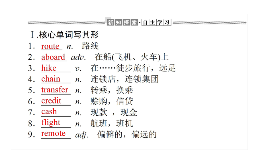 外研版英语必修第二册课件：Unit+5-On+the+road+52.ppt--（课件中不含音视频）--（课件中不含音视频）_第2页