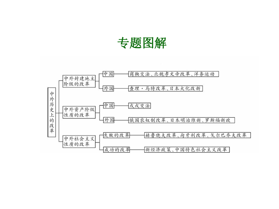 北师大版中考历史总复习-第二部分-专题综合探索-专题七-中外历史上的改革课件.ppt_第2页