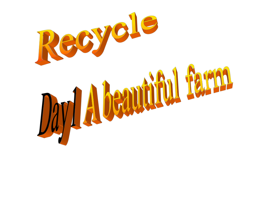 新人教版PEP六年级英语下册Recycle-Day-1-A-beautiful-farm课件.ppt_第1页