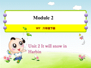 外研小学英语六年级下册Module-2Unit2-It-will-snow-in-Harbin授课课件.ppt--（课件中不含音视频）