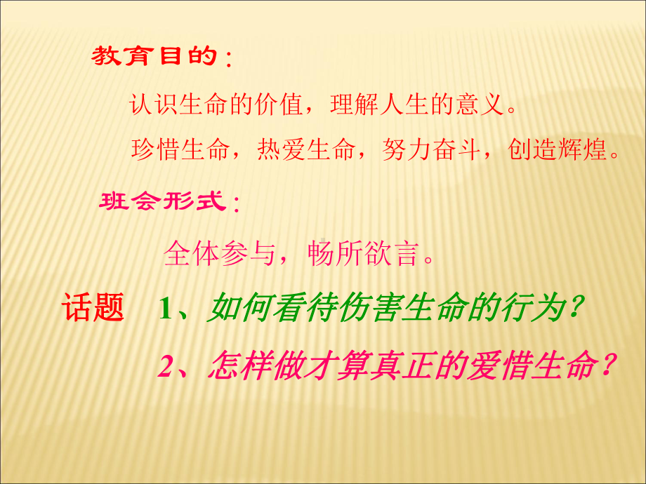 珍爱生命—实验中学2022年秋七年级下学期主题班会活动ppt课件（共40张ppt）.ppt_第2页