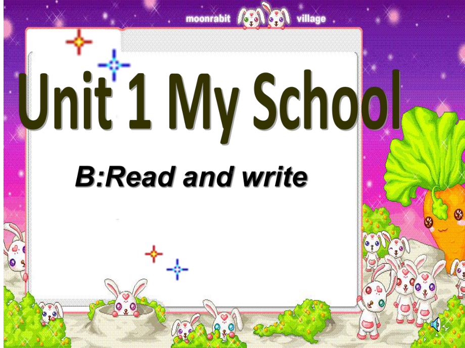 新版PEP小学四级英语下册《unit1-My-school》Read-and-write课件.ppt--（课件中不含音视频）_第1页