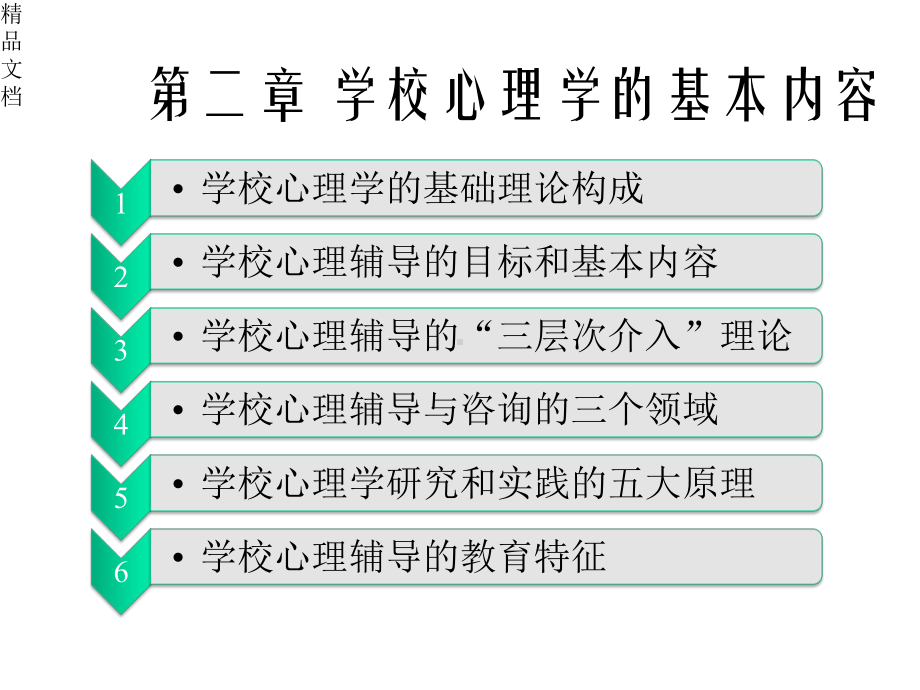 学校心理学-第二章-学校心理学的基本内容课件.pptx_第1页