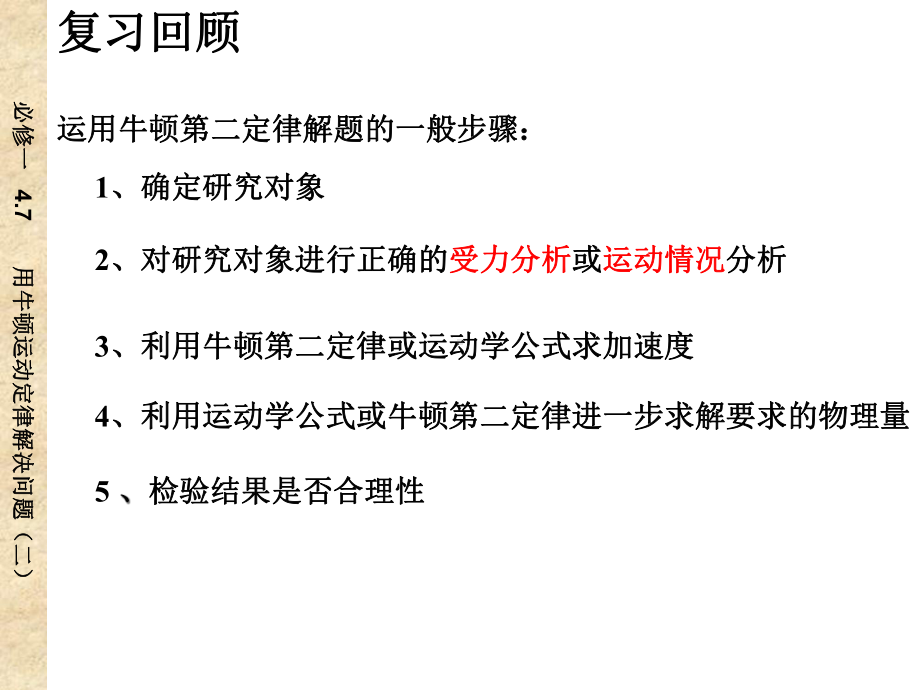 必修一、46用牛顿运动定律解决问题(二)课件.ppt_第2页