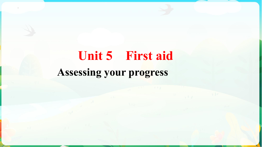 Unit5 Assessing your progress (ppt课件)-2022新人教版（2019）《高中英语》选择性必修第二册.pptx_第1页