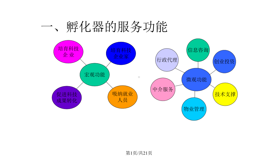 孵化器的增值服务课件.pptx_第1页