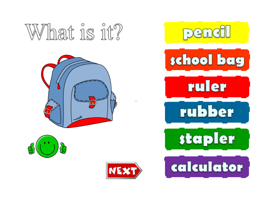 小学英语classroom-objects-stationary-文具-游戏课件.ppt_第2页