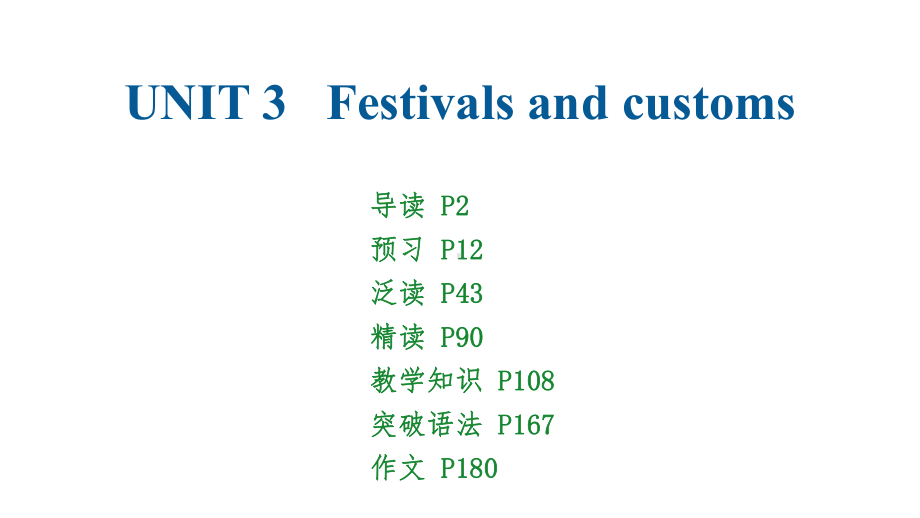 新教材-牛津译林版高中英语必修第二册UNIT3-Festivals-and-customs-教学课件.ppt--（课件中不含音视频）_第1页