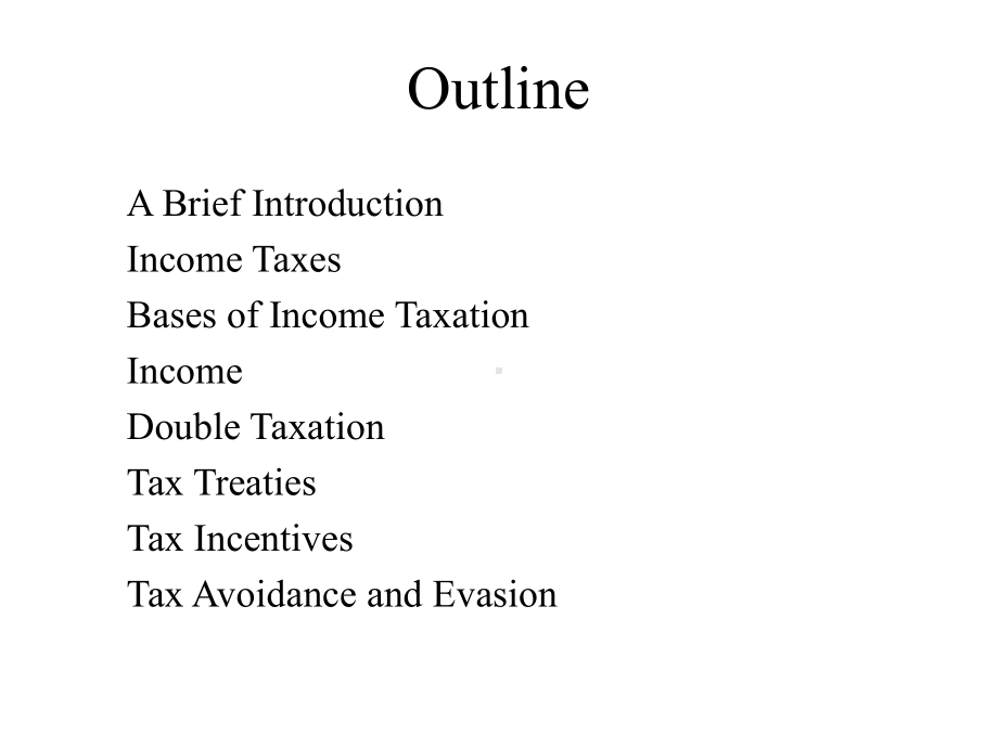 国际经济法教学(华南师范大学)legal-system-on-international-taxation课件.ppt_第2页