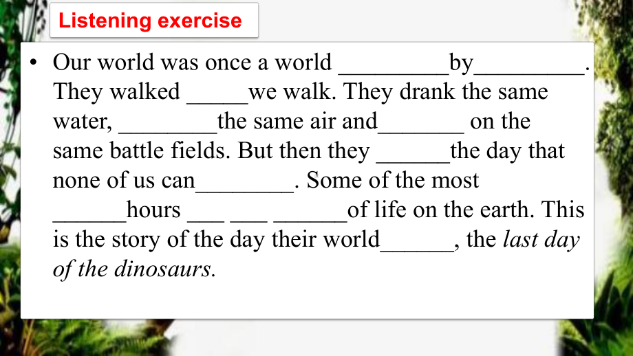 外研版高中英语必修四Module6-Monster-of-Lake-Tianchi-课件设计.ppt--（课件中不含音视频）--（课件中不含音视频）_第3页