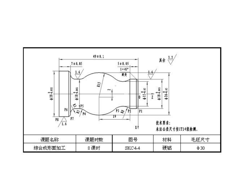 数控车(铣)床编程与操作课题4-综合成形面类零件加工课件.ppt_第2页