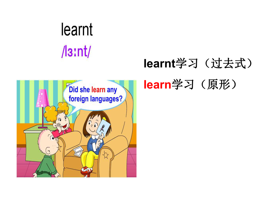 外研版(三起)五年级下册英语M2U1-She-learnt-English(共20张)课件.ppt--（课件中不含音视频）--（课件中不含音视频）_第3页