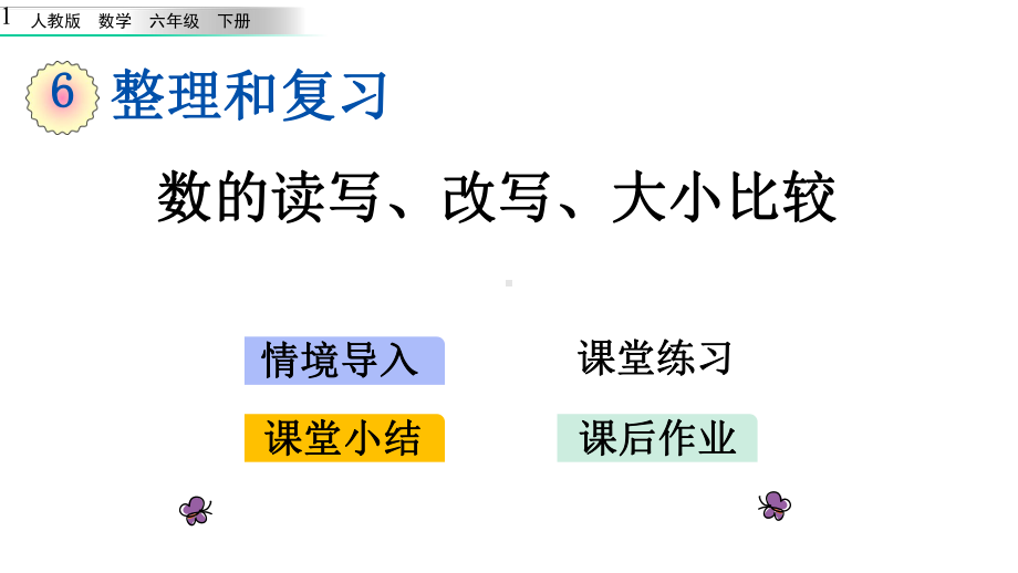 新人教版六年级下册数学12-数的读写、改写、大小比较课件.pptx_第1页