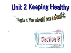 新仁爱版英语八年级上册Unit-2-Keeping-Healthy-Topic-1-Section-B优质课公开课课件.ppt（无音视频素材）