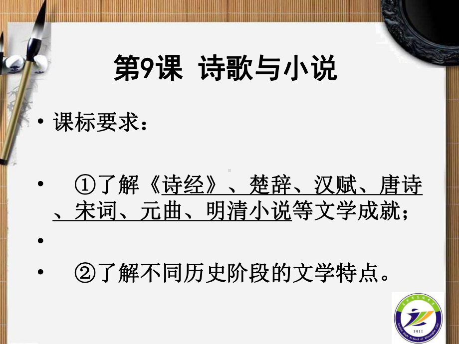 岳麓版高中历史必修三第二单元第9课《诗歌与小说》教学课件(共31张).pptx_第3页