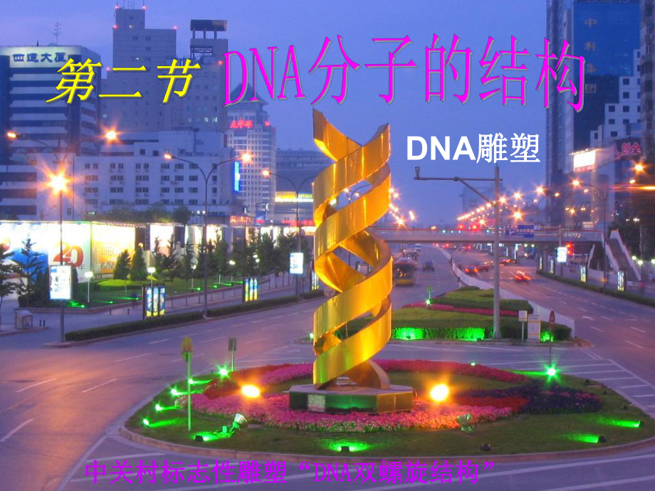 新人教版高一必修二生物第二节《DNA分子的结构》(共42张)课件.ppt_第1页