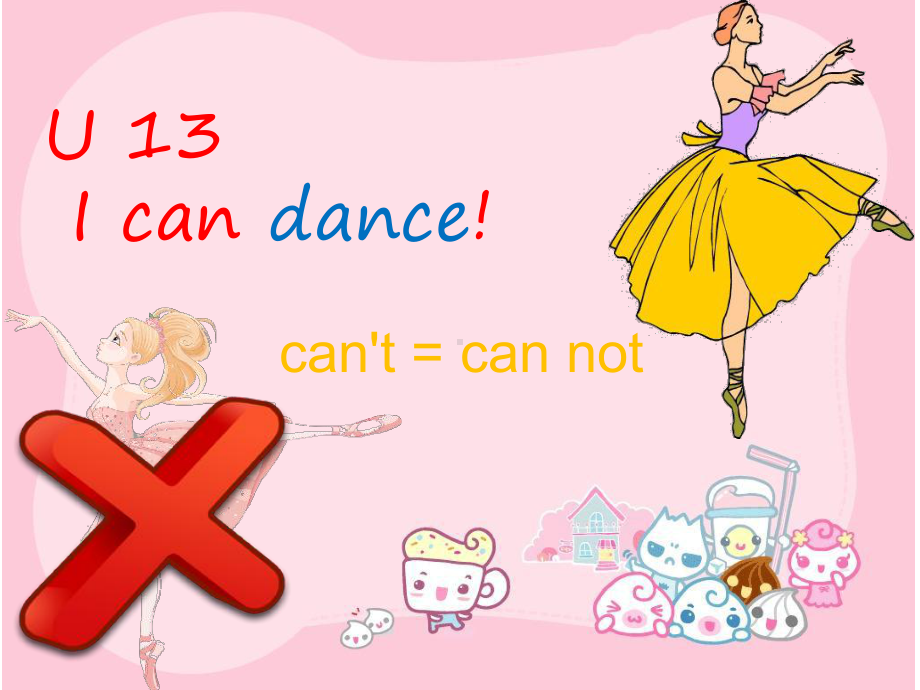 新概念英语Starter-B-U13-I-can-dance!(课堂)课件.ppt_第1页