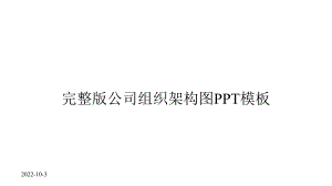 完整版公司组织架构图模板课件.pptx