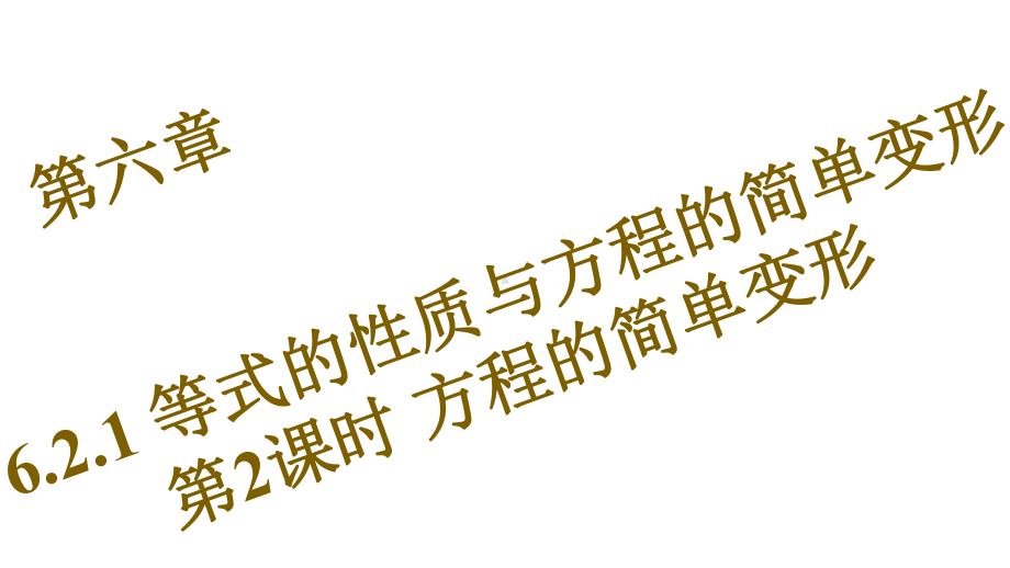 华师大版数学七年级下册教学课件6212方程的简单变形.ppt_第2页