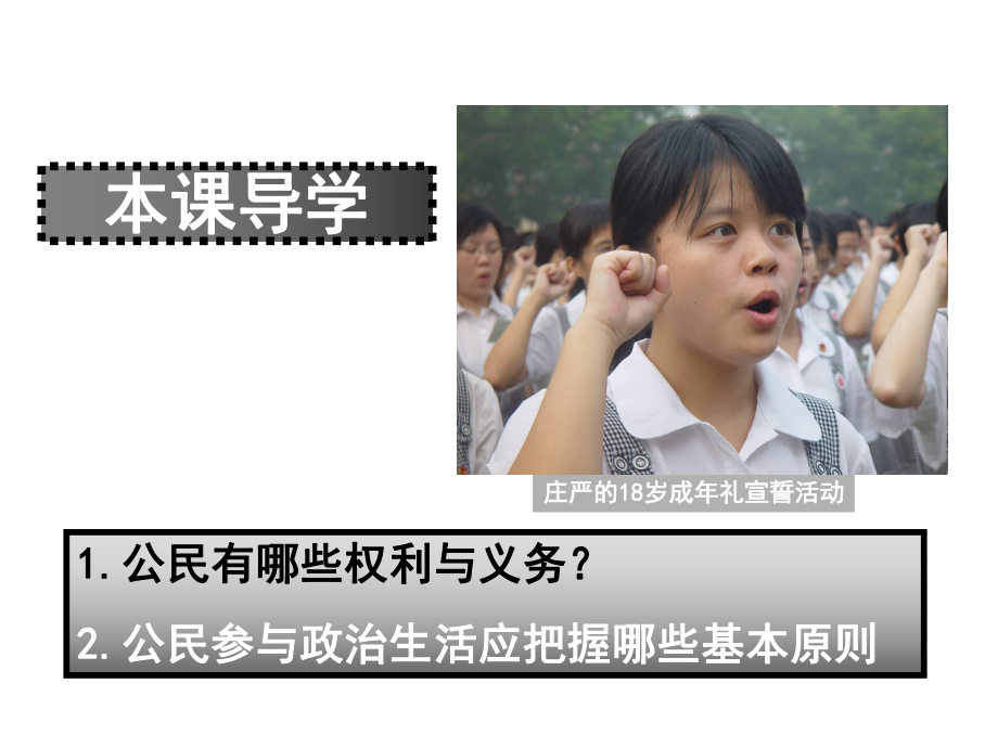 政治权利与义务：参与政治生活的准则教学课件.ppt_第2页