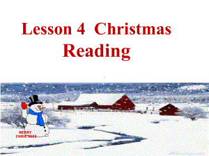 北师大版高中英语必修一Unit-3-lesson-4《-Christmas》reading-课件-(.ppt--（课件中不含音视频）