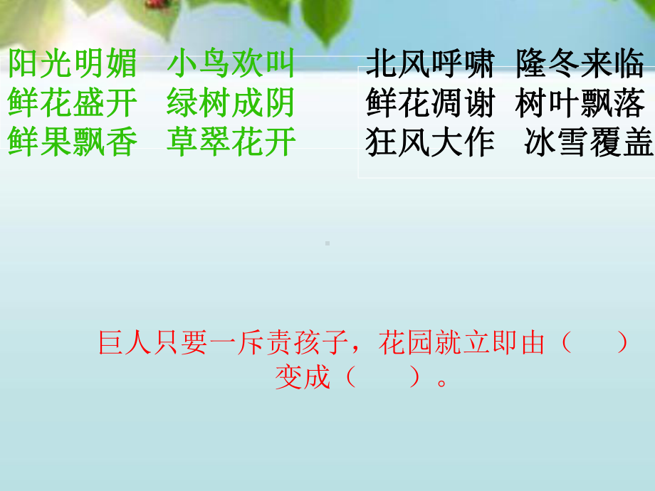 巨人的花园-课件公开课好-.ppt_第2页