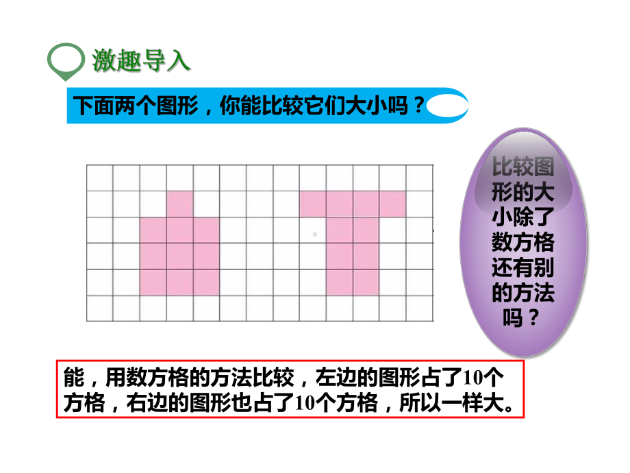 北师大版五年级数学上册--第一课-比较图形的面积-(公开课课件).pptx_第2页