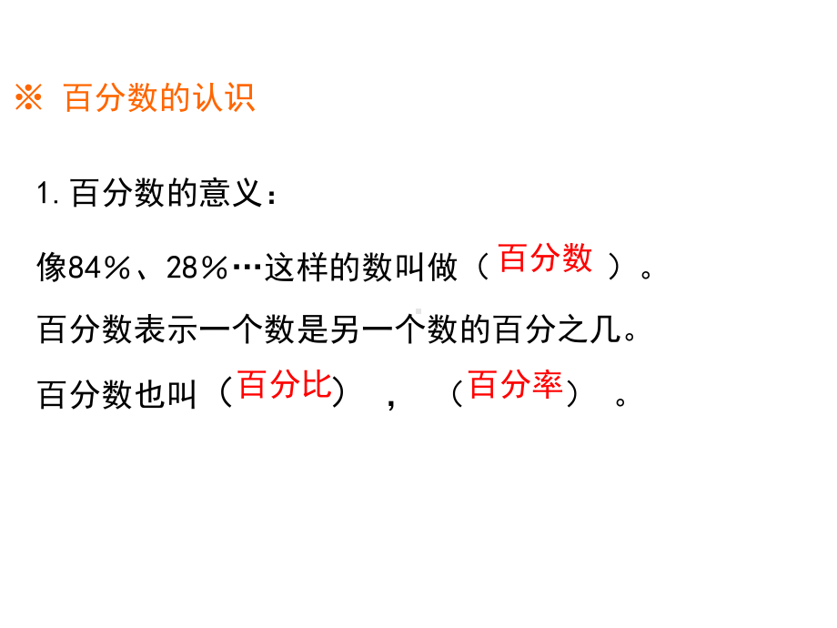 北师大小学数学六年级上册课件：《百分数》复习课件.ppt_第2页