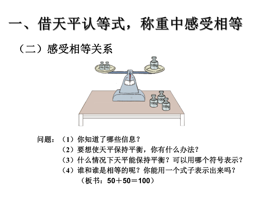 新人教版五年级数学上《简易方程：方程的意义》课件.ppt_第3页