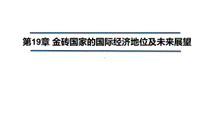 国别与地区经济课件第十九章金砖国家的国际经济地位及未来展望.pptx