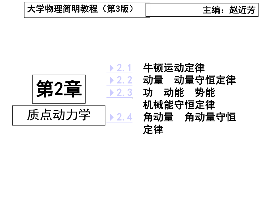 大学物理简明教程-第2章-质点动力学课件.ppt_第2页