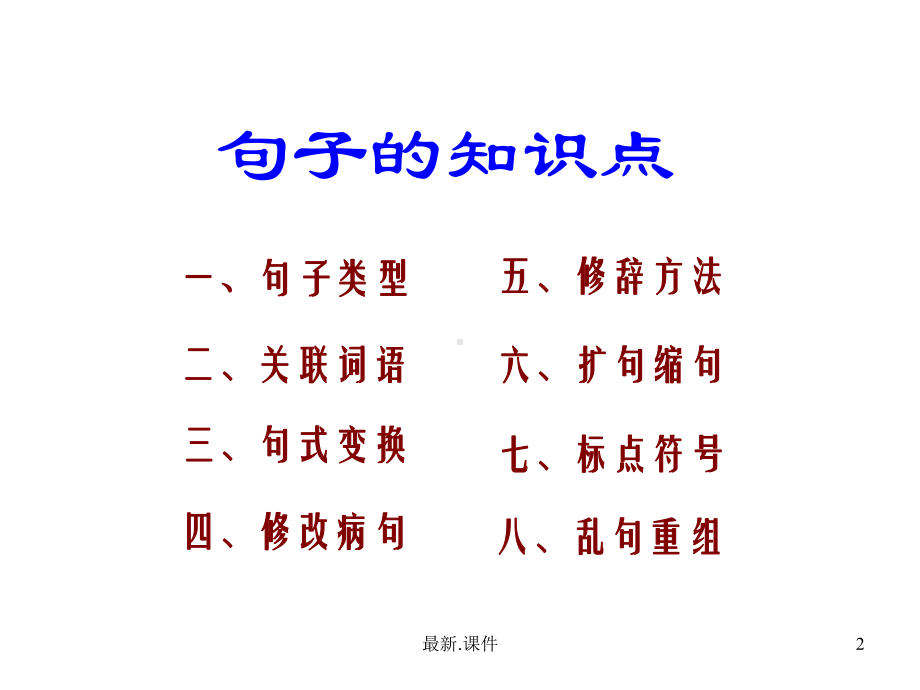 总结小学语文句子总复习(全国通用版)课件.ppt_第2页