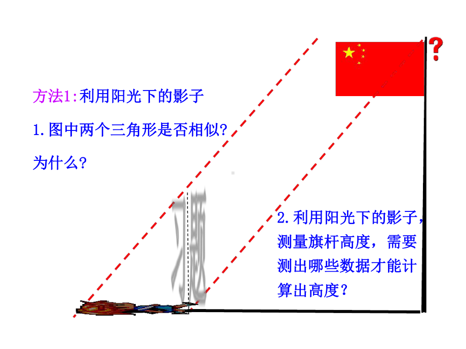 新北师大版九年级上册利用相似三角形测高课件.ppt_第3页