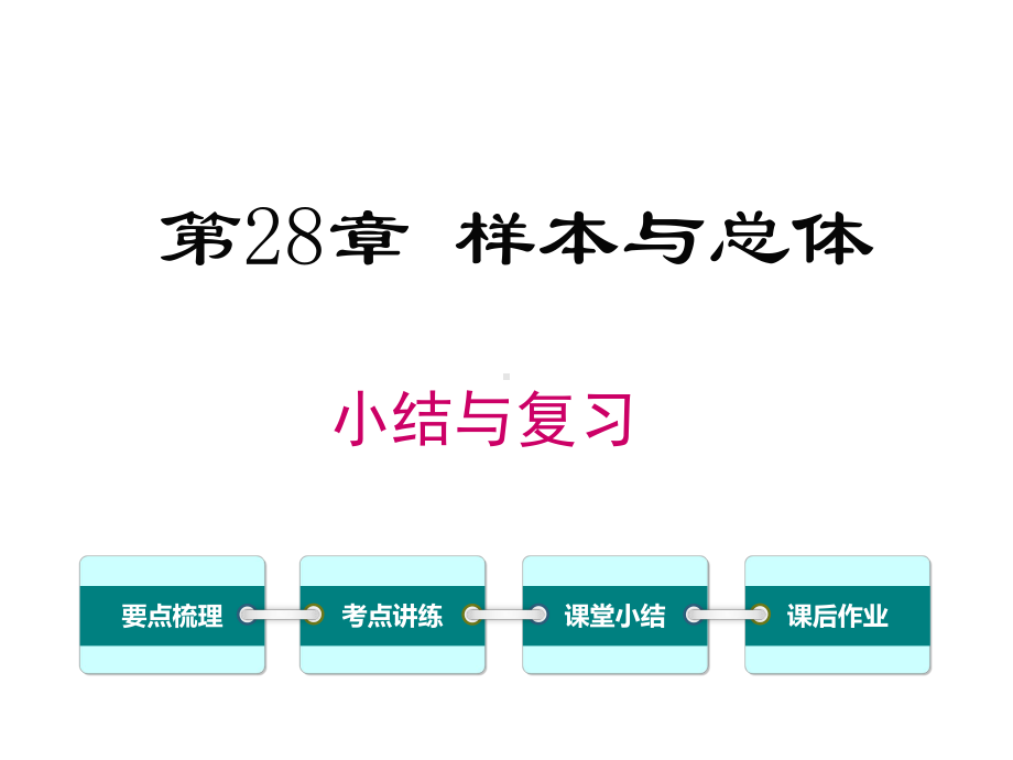 华师大版九年级数学下册《第28章-小结与复习》课件.ppt_第1页