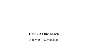 沪教牛津版五年级上英语Unit-7-At-the-beach课件.ppt--（课件中不含音视频）