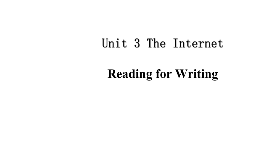 新教材高中英语人教必修第二册课件：Unit3Period6ReadingforWriting.pptx--（课件中不含音视频）_第1页