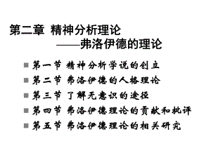 古典精神分析理论课件.ppt