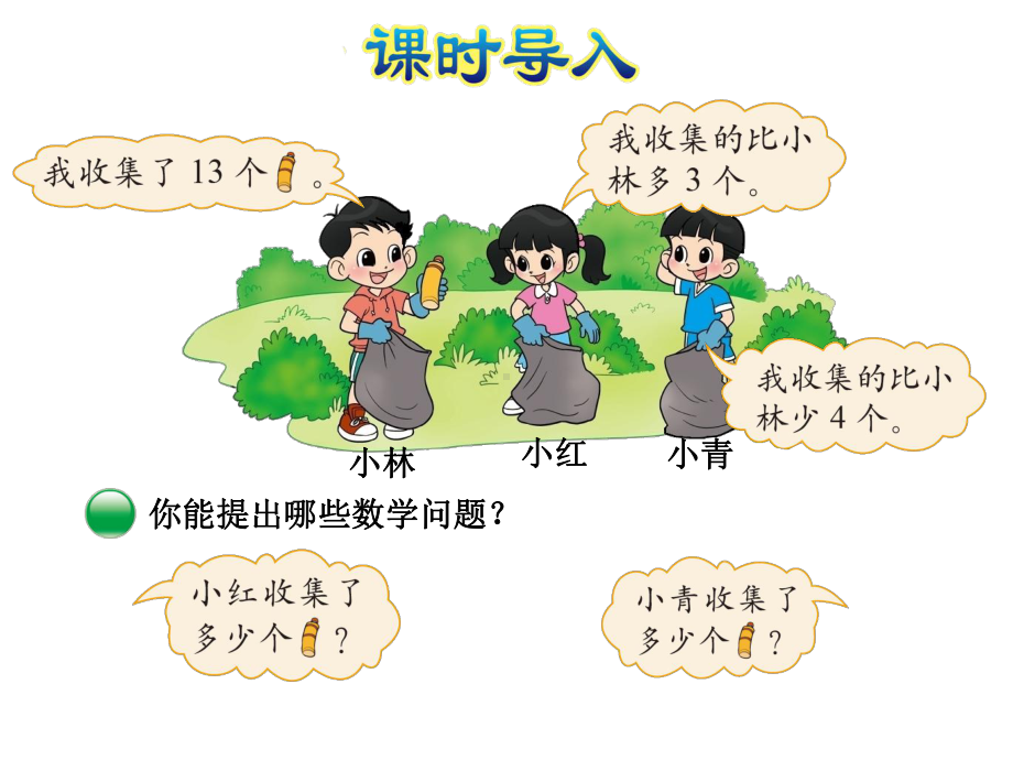 北师大版小学一年级数学下册《回收废品》优秀课件.ppt_第3页