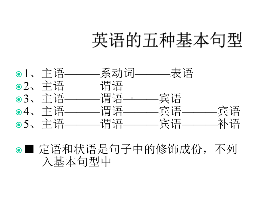 句子结构-英语的五种基本句型课件.ppt_第3页