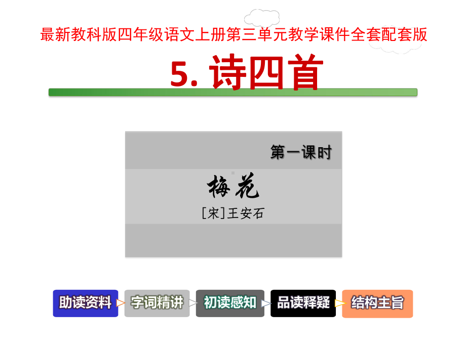 教科版四年级语文上册第三单元教学课件.ppt_第1页